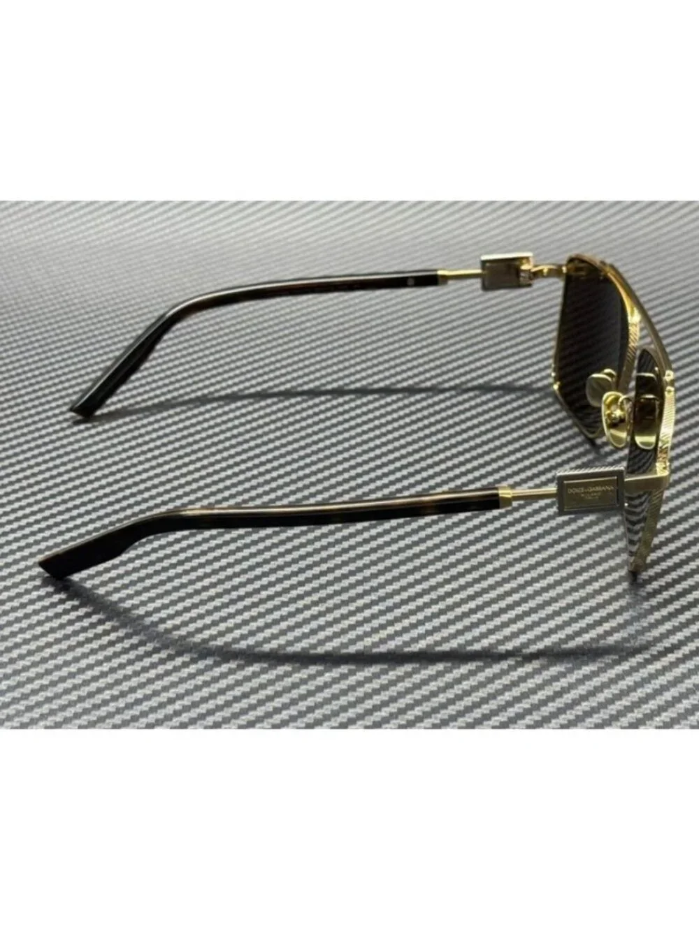 New Dolce & Gabbana Men Gold Sunglasses -12-145